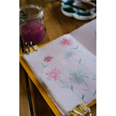 Carnet aquarelle artisanal