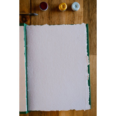 Carnet avec une touche ésotérique pour aquarelle - Papier artisanal