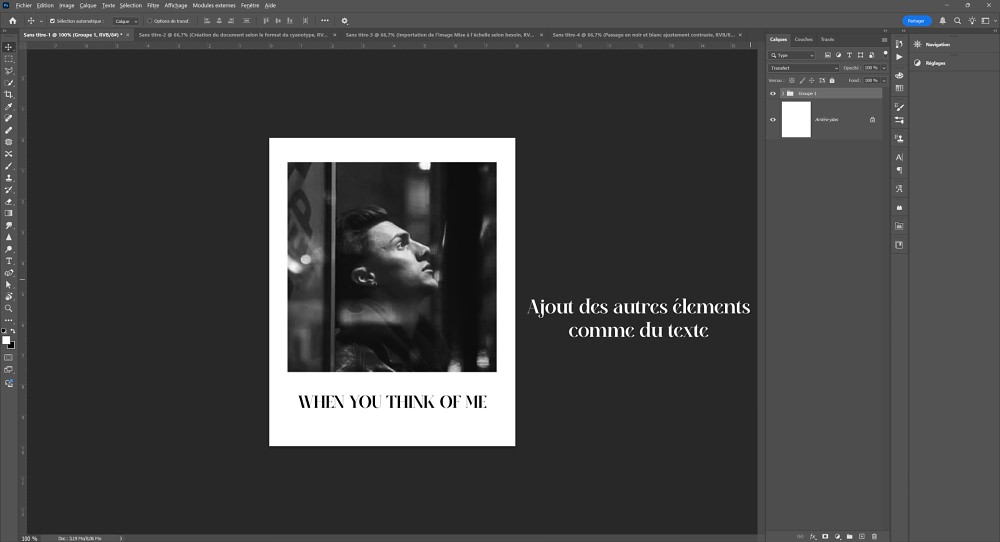 tuto cyanotype pour photo