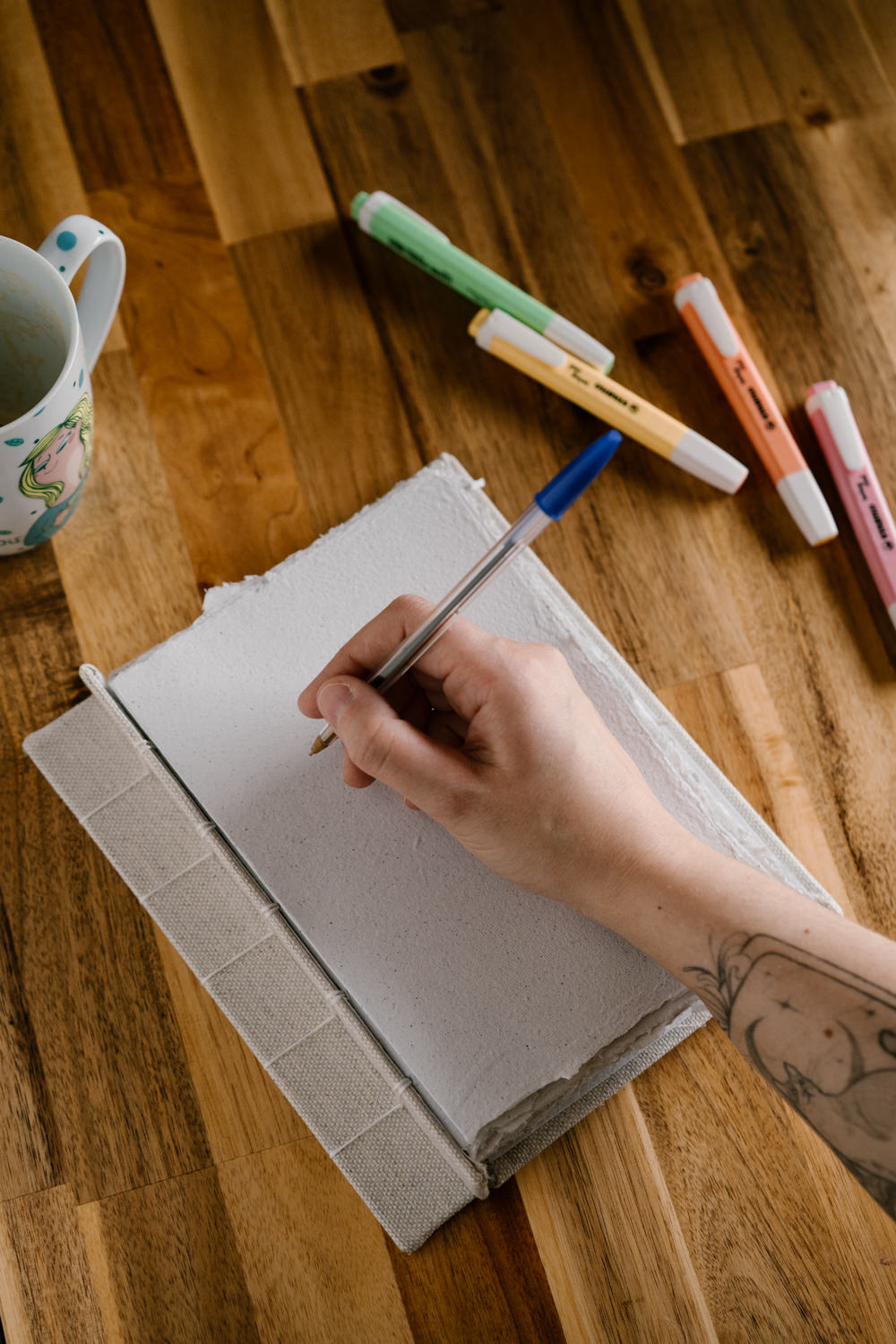 calculer son année personnelle avec le carnet fait main de madame la papetiere, papeterie artisanale francaise